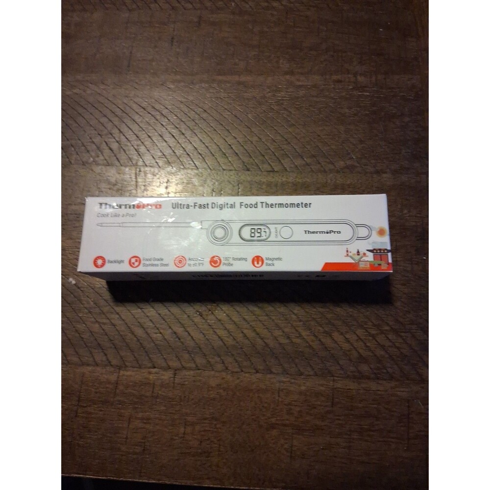 ThermoPro Digital Food Thermometer Ultra Fast TP-03B Meat Probe Backlight LCD